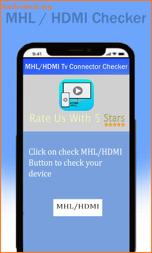 MHL HDMI USB Connector phone with tv screenshot