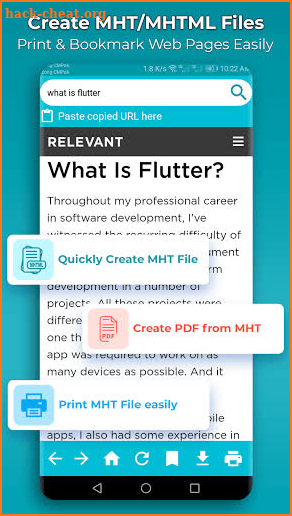 MHTML Viewer & MHT Creator: MHT to pdf converter screenshot