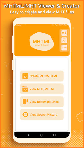 MHTML Viewer: MHT Creator & MHT file viewer screenshot