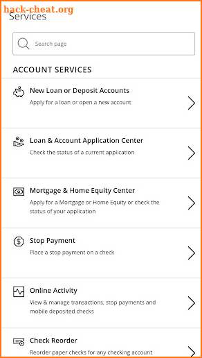 MHV Digital Banking App screenshot