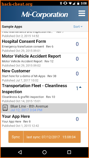 Mi-Apps screenshot