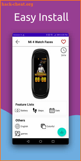 Mi Band 4 Watch Faces - For Xiaomi Mi 4 screenshot