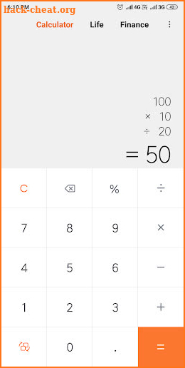 Mi Calculator screenshot