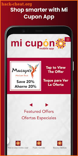 Mi Cupon App screenshot