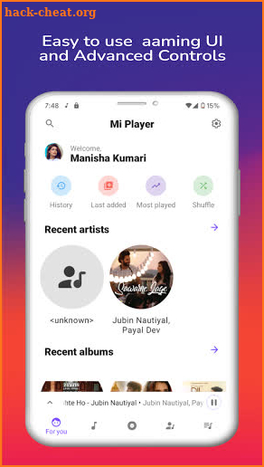 Mi Music Player : Smart Music Player screenshot