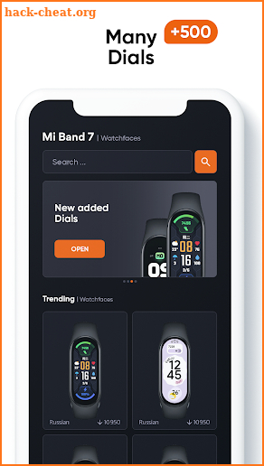 Mi Smart Band 7 Watch Faces screenshot