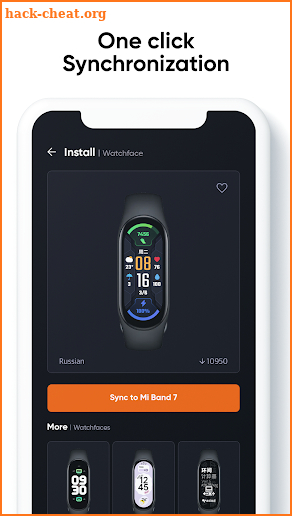 Mi Smart Band 7 Watch Faces screenshot