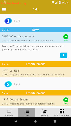 Mi Televisión Premium - Ver canales TDT screenshot