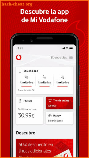 Mi Vodafone screenshot