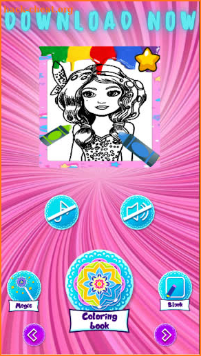 Mia and Me Game Coloring Book Fairy 🌈🌈 screenshot
