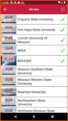 MIAA Network screenshot