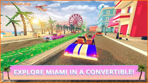 Miami Craft: Blocky City Building Addicting Games screenshot