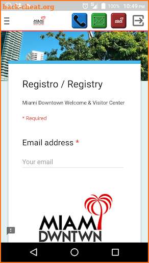 Miami DwnTwn Welcome & Visitors Center screenshot