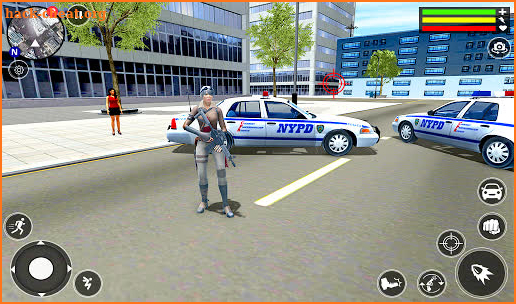 Miami Gangster Girl Crime - Crime Street Dog Game screenshot