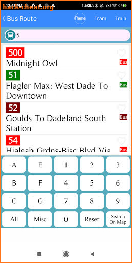 Miami MDT Bus Tracker screenshot