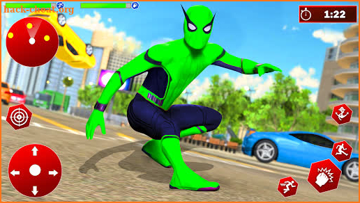 Miami Rope Hero Spider Game screenshot