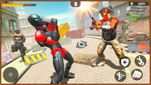 Miami Shadow Hero Spider Power Vvice City Fight 3D screenshot