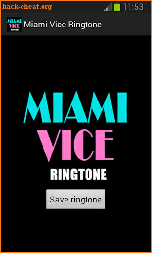 Miami Vice Ringtone screenshot