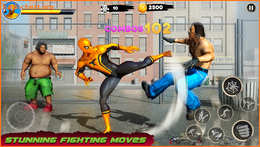Miami Web Rope Hero Gang Games screenshot