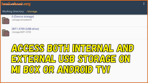 Mibox APK installer for Android TV screenshot