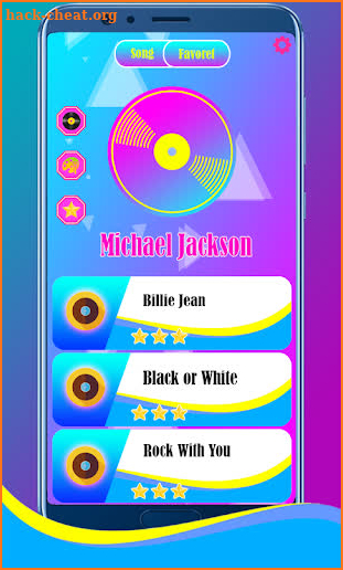 Michael Jackson piano Tiles screenshot