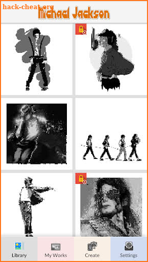 Michael Jackson - Pixel Art screenshot