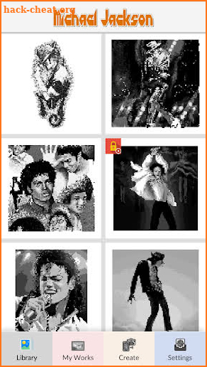 Michael Jackson - Pixel Art screenshot