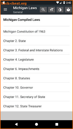 Michigan All Laws 2019 (free offline) screenshot
