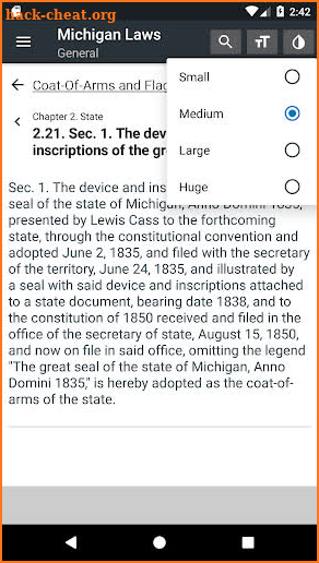 Michigan All Laws 2019 (free offline) screenshot