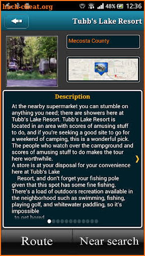 Michigan  Campgrounds screenshot