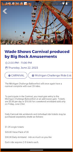 Michigan Challenge Balloonfest screenshot