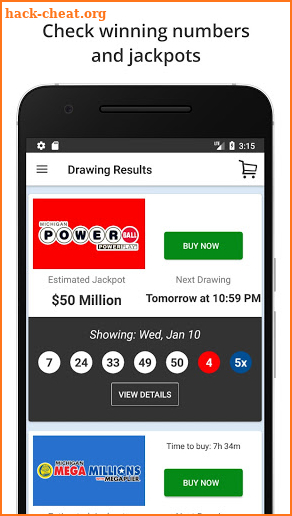 Michigan Lottery Mobile screenshot