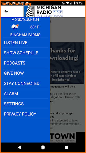 Michigan Radio screenshot