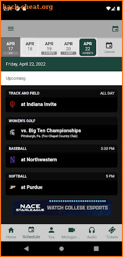 Michigan State Athletics screenshot