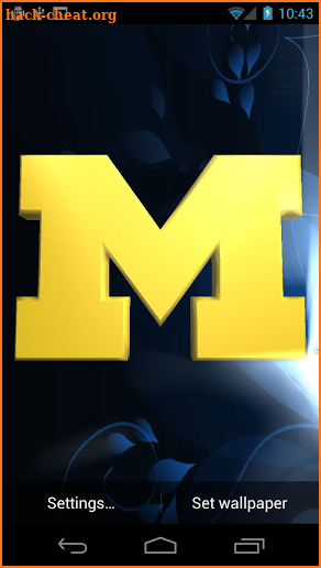 Michigan Wolverines Live WP screenshot