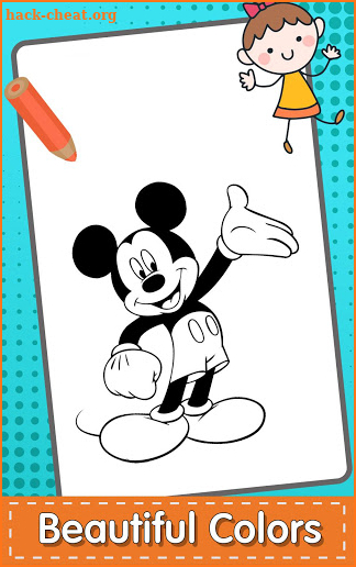 Mickey Coloring and Minnie Game screenshot