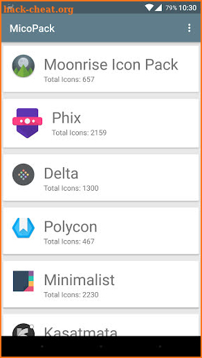 MicoPacks - Icon Pack Manager screenshot