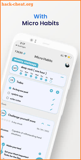 Micro Habits: Habit Tracker screenshot