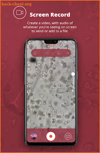 Microscope Attachment App screenshot