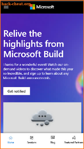 Microsoft Build screenshot