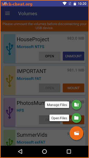 Microsoft exFAT/NTFS for USB by Paragon Software screenshot