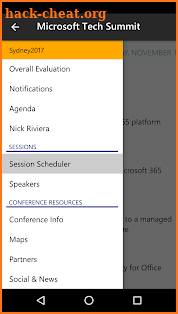 Microsoft Tech Summit screenshot