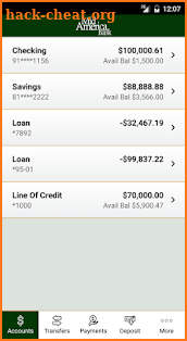 Mid America Bank Mobile screenshot