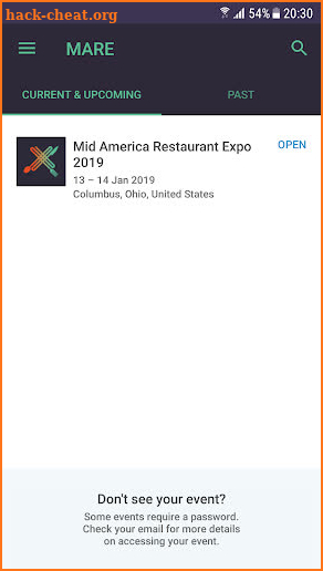 Mid-America Restaurant Expo screenshot
