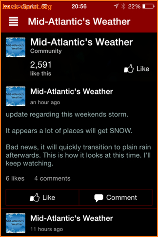Mid-Atlantic's Weather screenshot