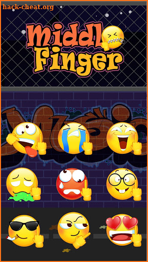 Middle Finger Emoji screenshot