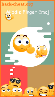 Middle Finger Emoji Sticker screenshot