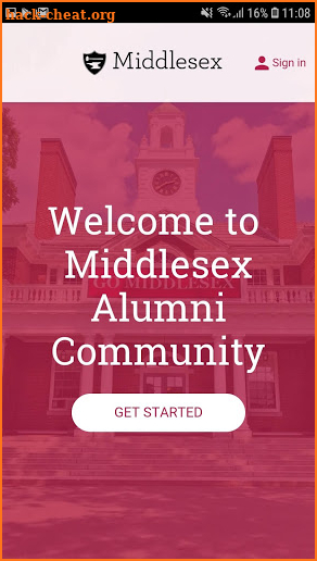 Middlesex Alumni Community screenshot