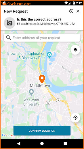 Middletown SeeClickFix screenshot