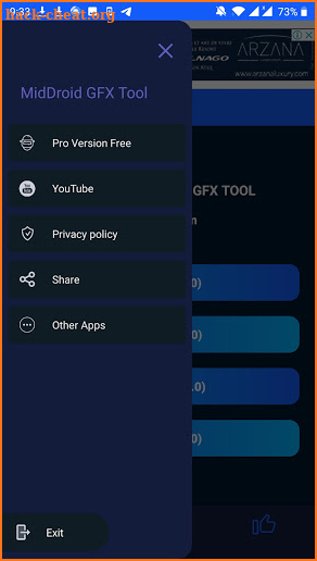 MidDroid - GFX TOOL 90 FPS for PUBG‏ screenshot